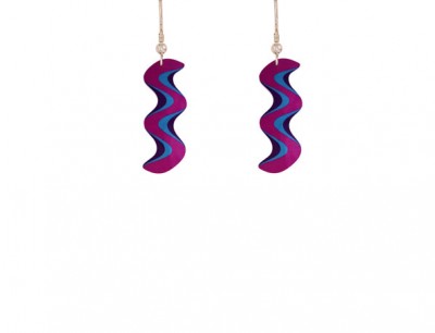 Wave Purple earrings