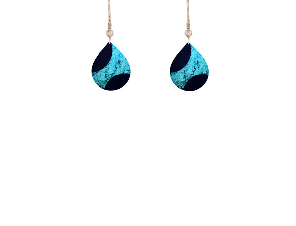 Starburst Turquoise small earrings