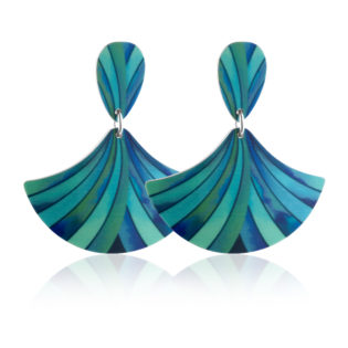 Turquoise Aluminium Earrings