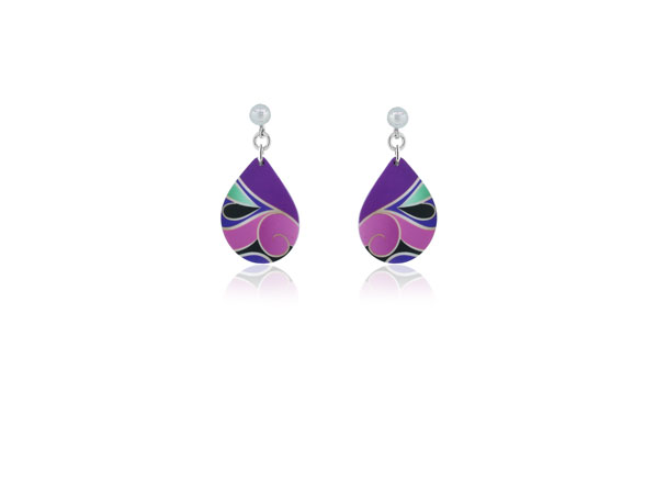 Belle-Purple-Earrings
