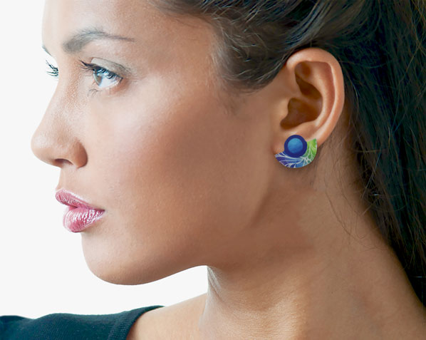 Jade-with-Lola Blue-Earrings
