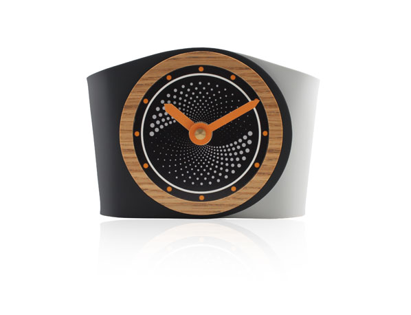 Infinity-Black Desk Clock
