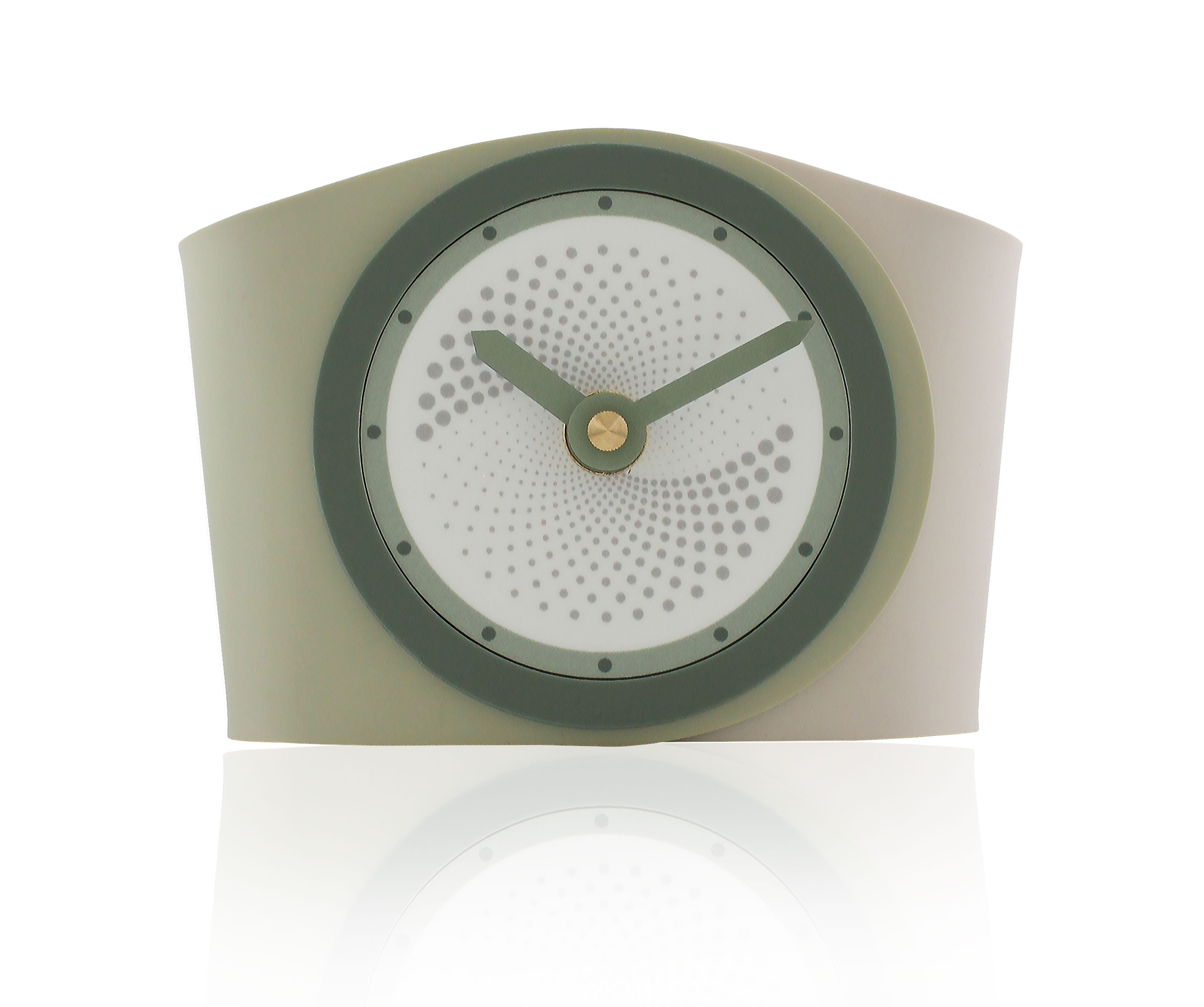 Infinity Green Desk Clock